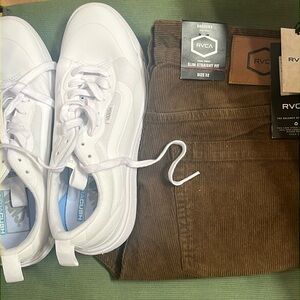 Vans Walking Shoes       NWT 2 items!
RVCA Pants Corduroy